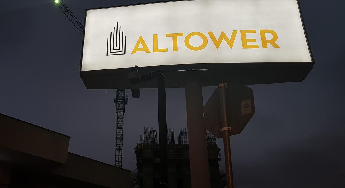 ALTOWERS | Illuminated Letter Box Signboard